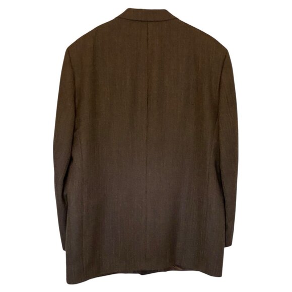 Daniel Cremieux Brown Blazer Men's 46R Single Breasted 2 Button Dillard's Exclu - Picture 2 of 6